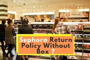 sephora return without packaging.